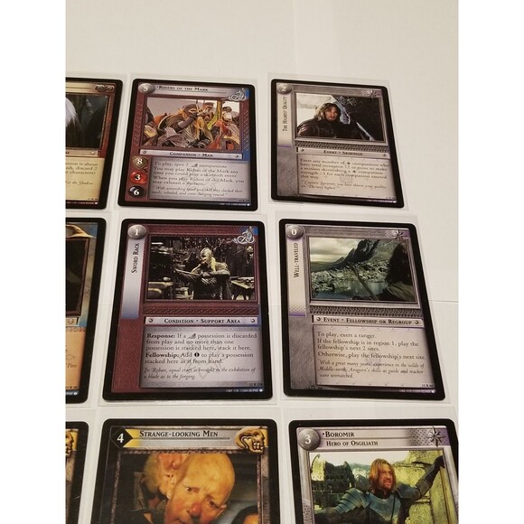 Lord Of The Rings TCG Shadows Lot Of 27 Rares Legolas Sting Attea Glamdring LOTR - Picture 7 of 13